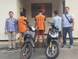 Jual Motor Curian di Medsos, Tiga Pemuda Meringkuk di Polsek Natar