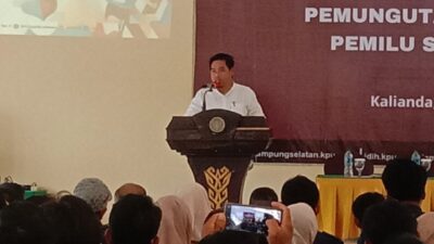 KPU Lamsel Adakan Sosialisasi Pembentukan KPPS