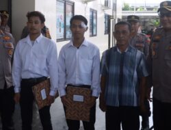 Kapolres Lampung Selatan Apresiasi Dua Warga Yang Berhasil Kejar Pelaku Curas Hingga Tertangkap di Kalianda