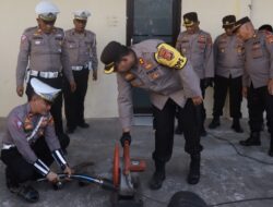 Knalpot Brong Ditindak Oleh Sat Lantas Polres Lampung Selatan