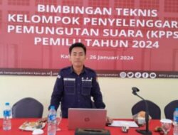Heru Diansyah Ketua PPK Kalianda Sebut Tugas Utama KPPS
