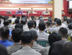 Polres Lampung Selatan, Bekali 378 personil yang terlibat Pam TPS