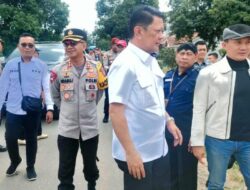 Kapolres Tulang Bawang Barat bersama Forkopinda Cek kegiatan Pemungutan Suara