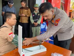 Polda Lampung Aktif Beri Pelayanan Kesehatan Petugas Pengamanan dan Petugas Pemilu
