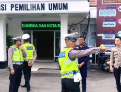 Pasca Pemilu, Polda Lampung Gencar Lakukan Patroli Rutin di KPU