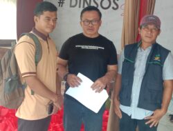 Dinas Sosial Lampung Selatan Salurkan Bantuan Dari Kemensos
