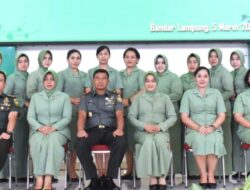Pertemuan Gabungan Persit Kartika Chandra Kirana Koorcab Rem 043 PD II/Swj, Ini Pesan Danrem 043/Gatam