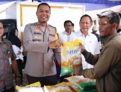 Gelar Gerakan Pangan Murah, Polres Tulang Bawang Jajakan Kebutuhan Pokok ke Masyarakat
