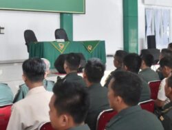 Brigjen TNI Iwan Ma’ruf Zainudin, S.E., Ajak Anggota Jajaran Korem 043/Gatam Untuk Memahami Dan Mengerti Tentang Kesehatan
