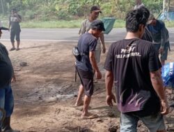 Sambut Bulan Suci Ramadhan Warga Pedukuhan Saung Kuring Gelar Kerja Bakti