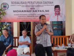 Anggota DPRD Lamsel M Akyas Ajak Masyarakat Jaga Ketentraman Dan Ketertiban Umum