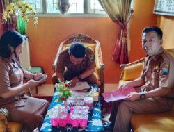 Dinas Pendidikan Adakan Monev di SMP Negeri 1 Way Panji