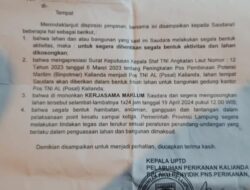 Pedagang di Dermaga Bom Resah Tiba-Tiba Mendapatkan Surat Edaran Pengosongan Lahan Secara Dadakan