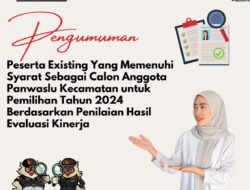Bawaslu Lamsel Tetapkan 44 Panwascam Existing