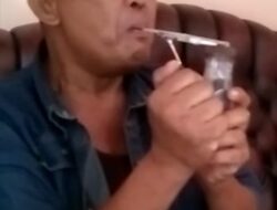 Polisi Buru ‘Abang Jago’ Lampung Timur Saat Asik Konsumsi Diduga Sabu
