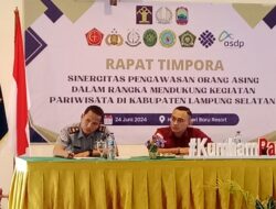 Imigrasi Kelas III Non TPI Kalianda Adakan Rapat TIMPORA