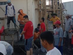 Ketua BBHAR Lampung Selatan Ikut Gotong Royong Pembangunan Masjid Al-Hidayah
