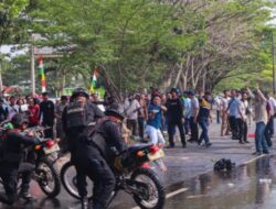 Polres Lampung Selatan Simulasikan Sistem Pengamanan Kota Untuk Pilkada 2024 di Kalianda