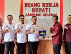 Siap Bersinergi, Kepala Kantor Imigrasi Kalianda Silaturahmi Dengan Bupati Lampung Selatan