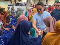 Calon Bupati Lamsel Radityo Egi Pratama Silaturahmi di Desa Tajimalela