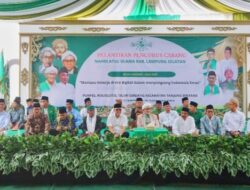 Calon Bupati Lampung Selatan Radityo Egi Pratama Menghadiri Pelantikan PCNU