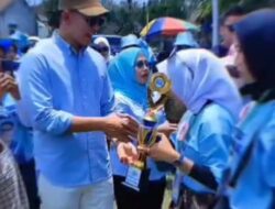Relawan Egi-Syaiful Adakan Senam Egi Oke Gass