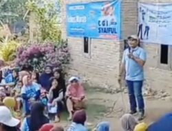 Egi-Syaiful Silaturahmi di Kecamatan Sidomulyo