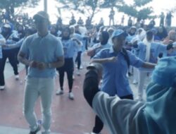 Emak-Emak Ikuti Lomba Senam “Egi Oke Gass” di Desa Maja