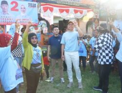 Kampanye di Dua Titik, Radityo Egi Pratama Disambut Para Pendukungnya