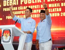 Egi-Syaiful Unggul Dalam Debat Pertama Calon Bupati dan Wakil Bupati Lampung Selatan,