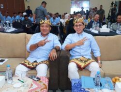 Debat Publik Ketiga Egi-Syaiful Berpakaian Adat Lampung
