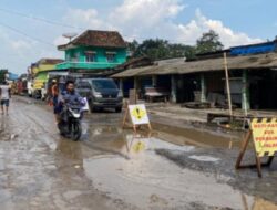 Janji Mantan Presiden Jokowi Ditepati Untuk Perbaiki Jalan di Lampung