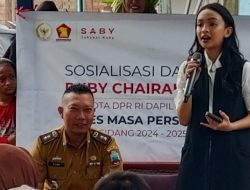 Anggota DPR RI Ruby Chairani Syiffadia Gelar Sosialisasi dan Serap Aspirasi Masyarakat