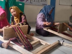 Lestarikan Kain Tradisional Lampung, Desa Hara Banjar Manis Produksi Tenun Tapis