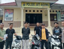 Penemuan Tiga Sepeda Motor Diduga Hasil Pencurian Oleh Polsek Jati Agung