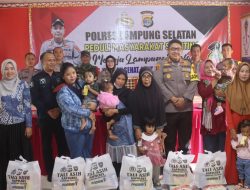 Polres Lampung Selatan Gelar Kegiatan “Jum’at Berkah” Untuk Peduli Stunting