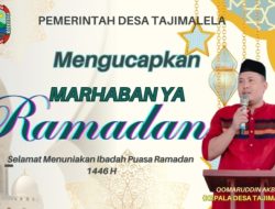 Pemdes Tajimalela Mengucapkan Selamat Menunaikan Ibadah Puasa
