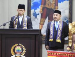 Radityo Egi Pratama Bupati Lamsel Berikan Sambutan di Gedung DPRD Lamsel
