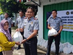 Semarak HBP ke-61 di Lapas Kalianda : Gelar Donor Darah dan Bagikan Paket Bansos