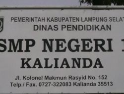 Panitia SPMB SMPN 1 Kalianda Carut Marut, Masyarakat Minta Bupati Egi Tindak Tegas Kepala Dinas Serta Kepala Sekolah