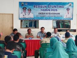 Pemdes Kesugihan Adakan Rembuk Stunting Tahun 2025