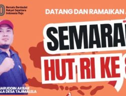 Sambut HUT RI ke- 80 Th, Pemdes Tajimalela Adakan Banyak Perlombaan