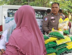 Polres Lampung Selatan Gelar Gerakan Pangan Murah, Ribuan Warga Dapatkan Beras SPHP Harga Terjangkau