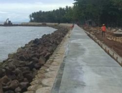 Pemecah Ombak Pesisir Banding-Canti Sudah Mencapai 80℅