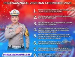 Libur Natal dan Tahun Baru, Polisi Ingatkan Pengendara di Lampung Selatan Utamakan Keselamatan