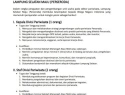 Lampung Selatan Maju Buka Rekrutmen Divisi Pariwisata, Ini Posisi dan Syaratnya