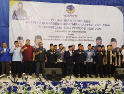 NasDem Konsolidasi Kekuatan, Pengurus DPD Lampung Selatan Periode 2025–2029 Resmi Dilantik