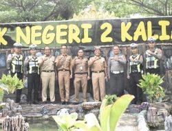 Satlantas Polres Lamsel Gelar Police Goes to School di SMK Negeri 2 Kalianda