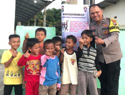 Aipda. Deni Madyistira Sosialisasi Stop Perang Sarung
