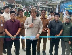 Dua Ruas Jalan di Penengahan Diresmikan Bupati Egi, Akses Ekonomi dan Pendidikan Warga Kini Lebih Lancar